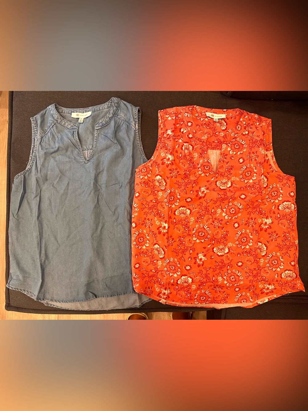 NWT set of two Fever sleeveless tops women’s sz S